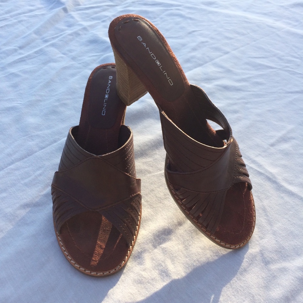 Bandolino heeled sandals. 7.5 medium.
